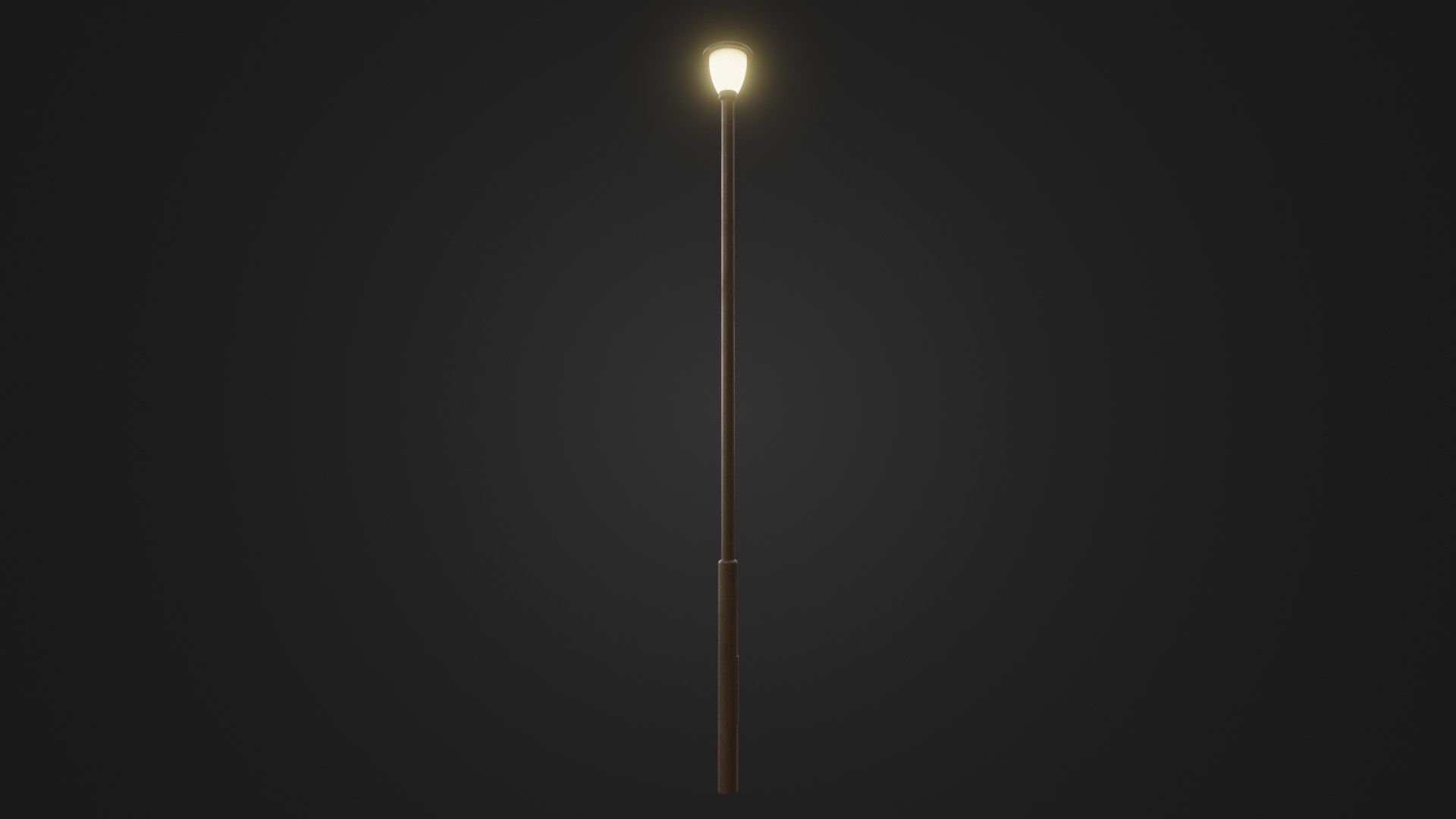 Street light 30 Low-poly 3D model_15