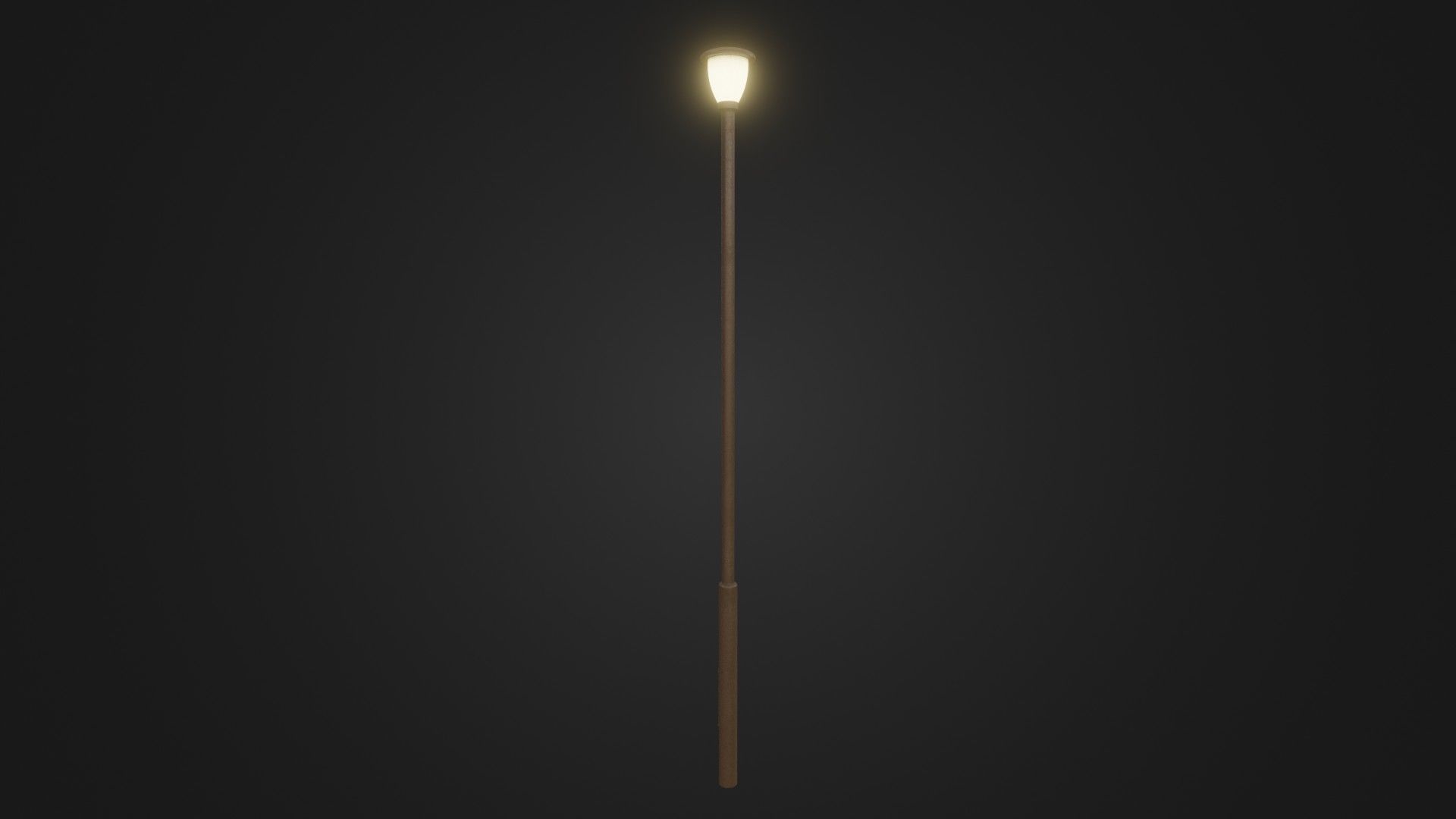 Street light 30 Low-poly 3D model_32
