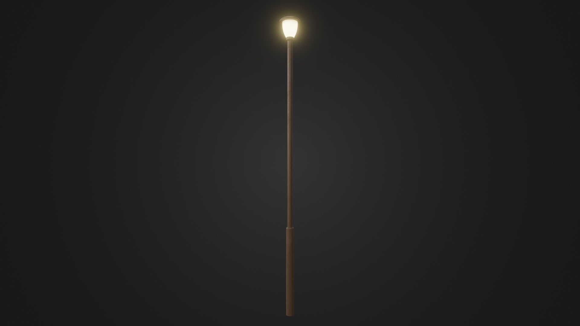 Street light 30 Low-poly 3D model_22
