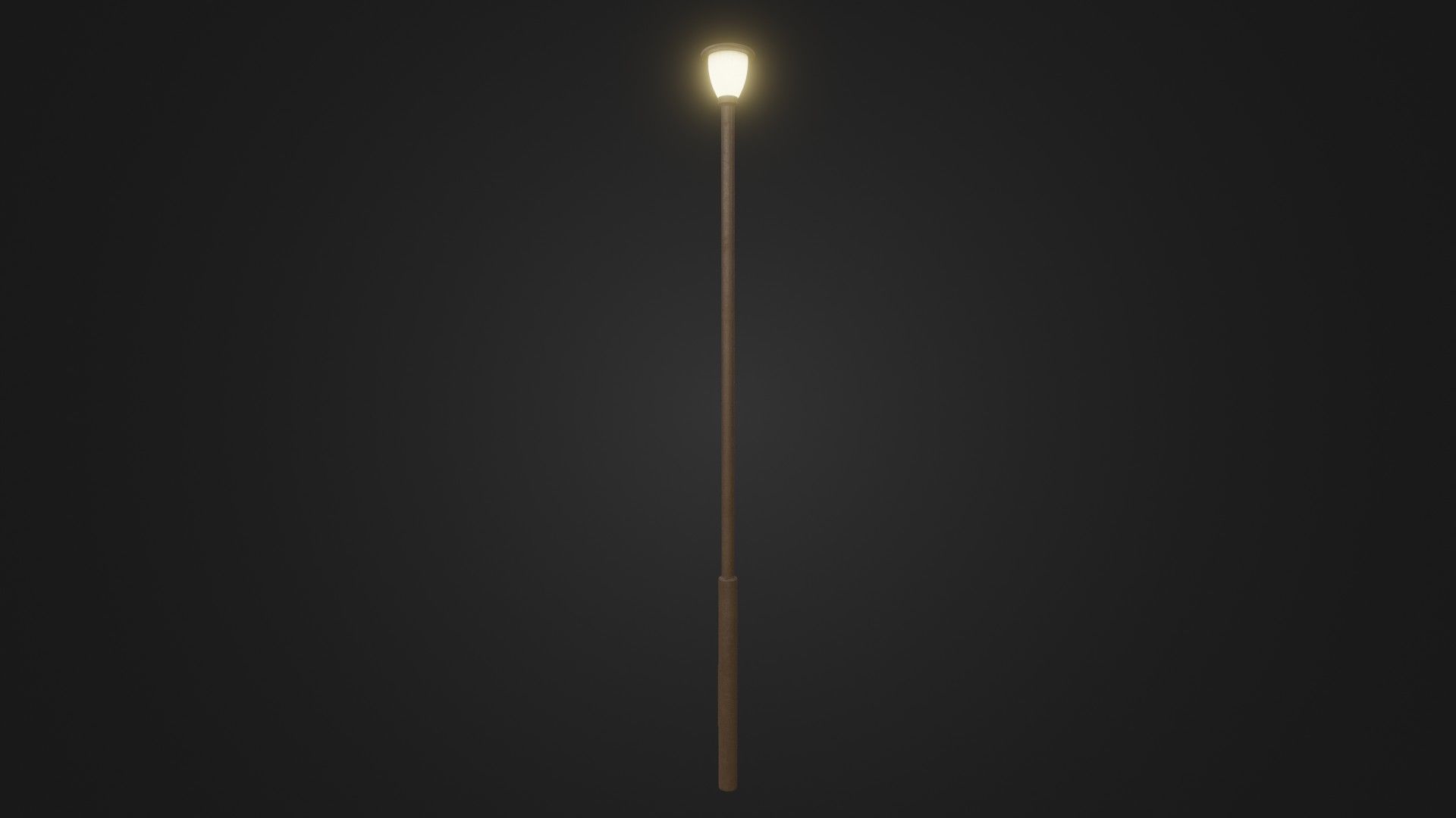 Street light 30 Low-poly 3D model_27