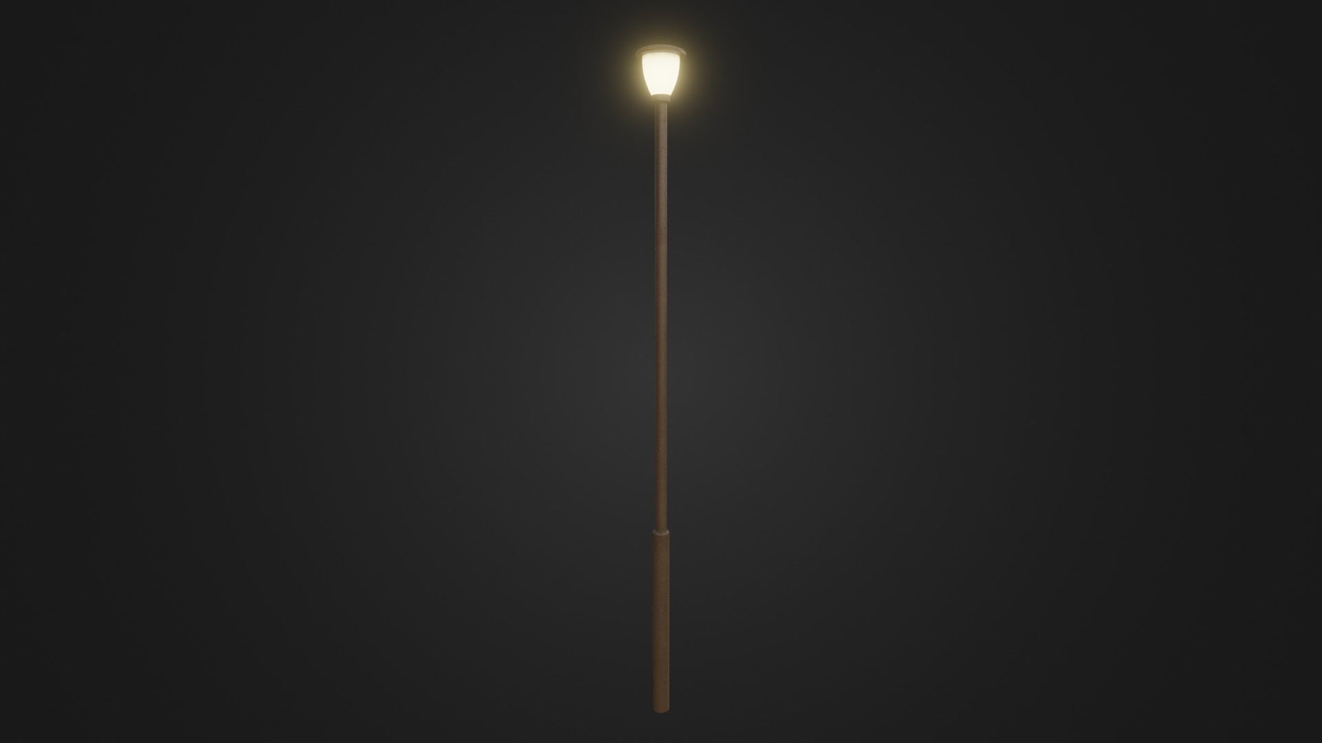 Street light 30 Low-poly 3D model_34