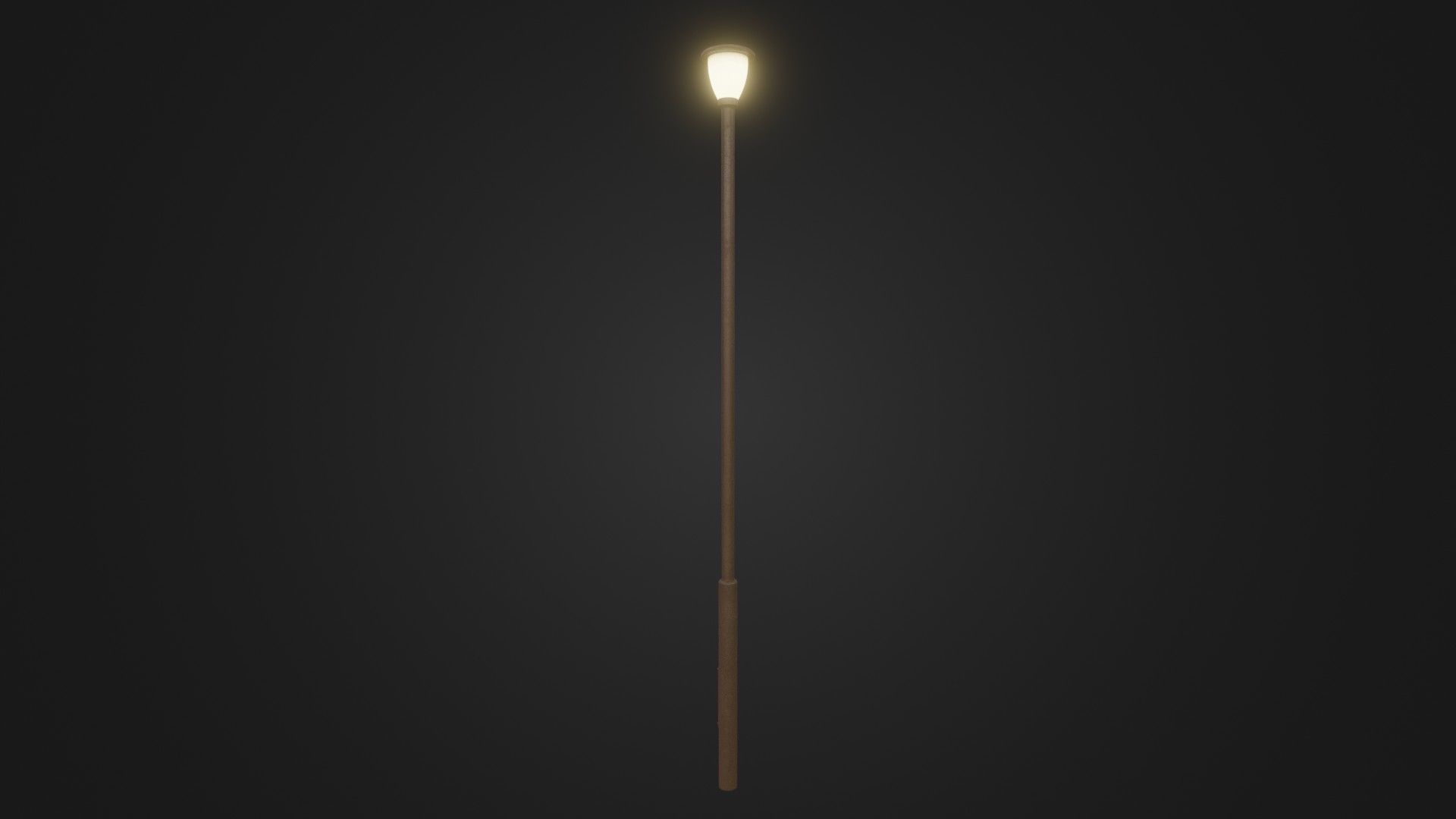 Street light 30 Low-poly 3D model_29
