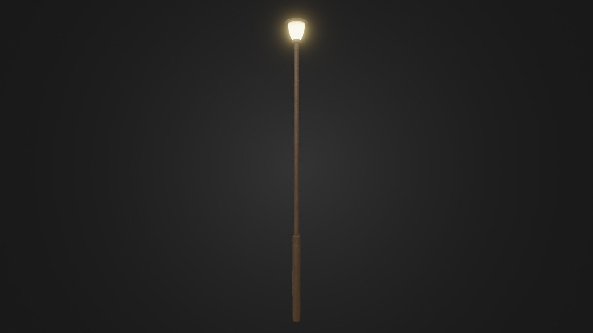 Street light 30 Low-poly 3D model_28