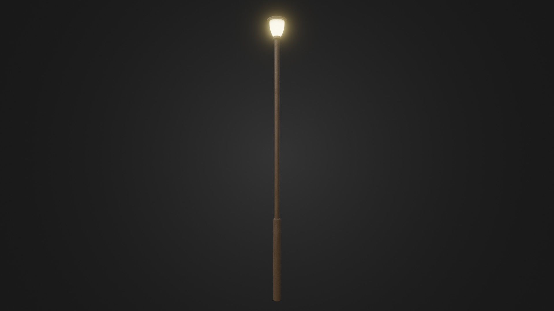 Street light 30 Low-poly 3D model_25