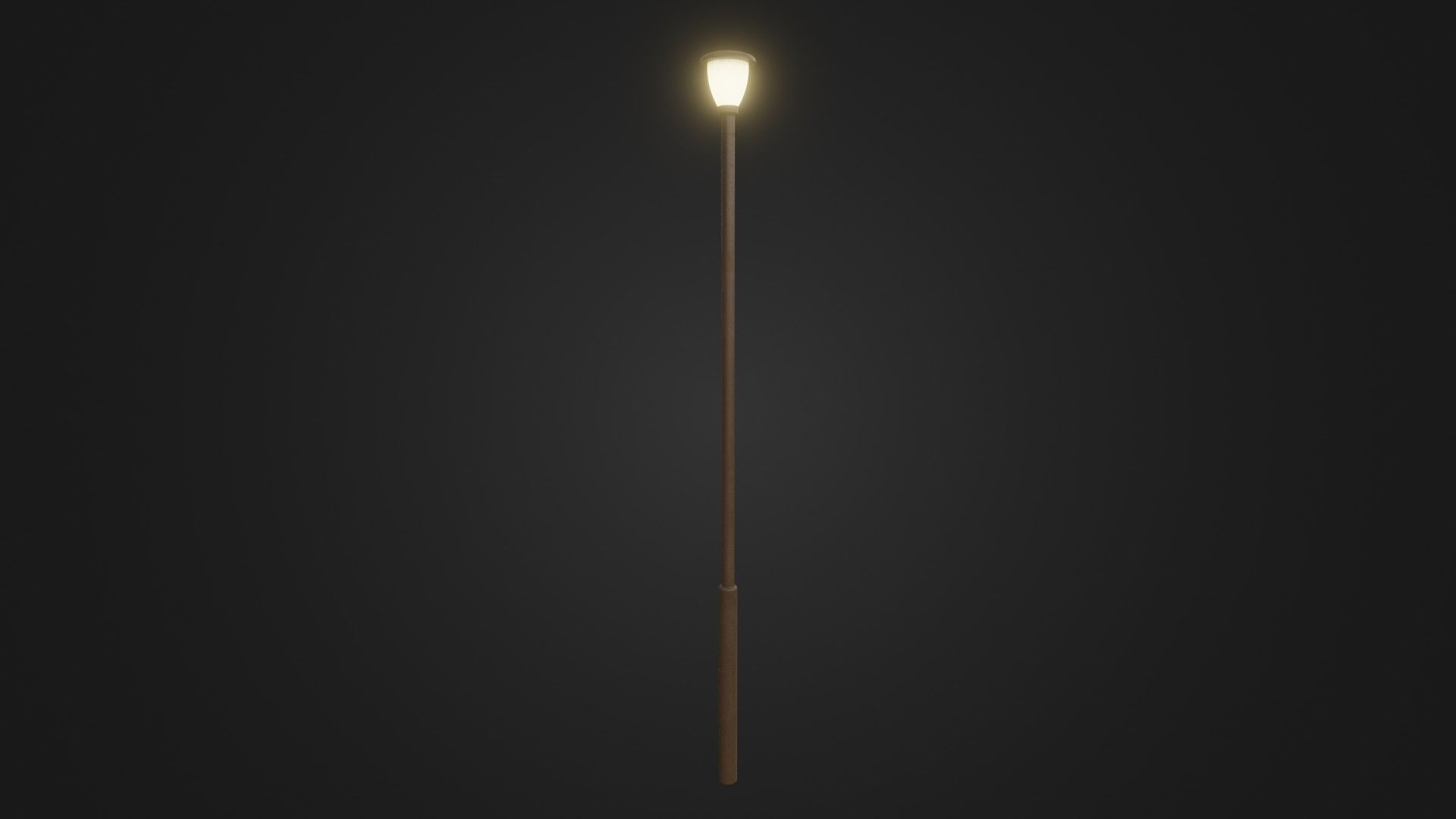 Street light 30 Low-poly 3D model_35