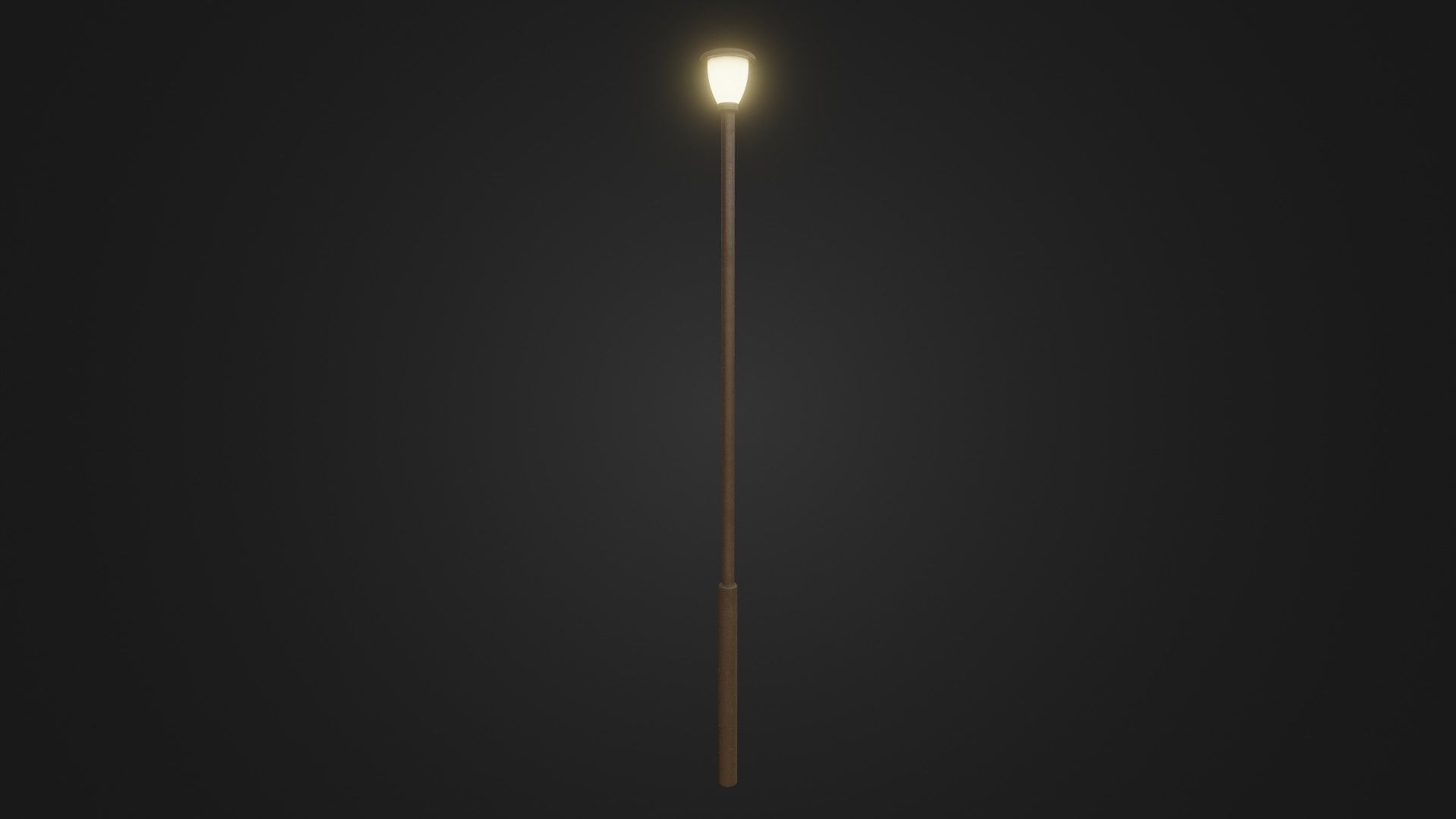 Street light 30 Low-poly 3D model_33