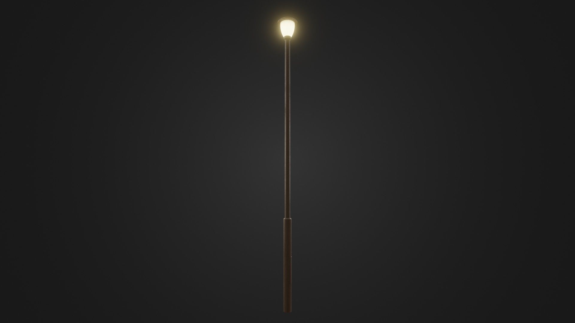 Street light 30 Low-poly 3D model_11