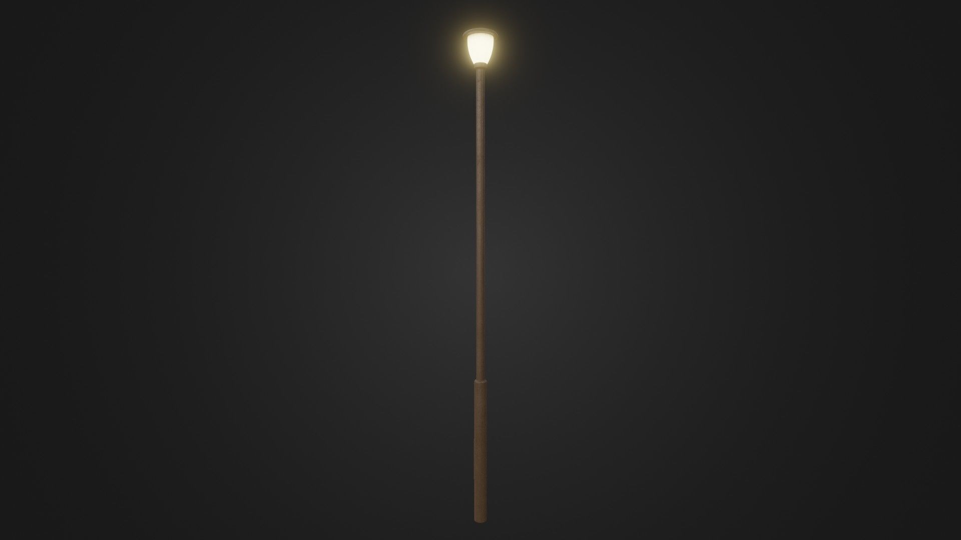 Street light 30 Low-poly 3D model_26