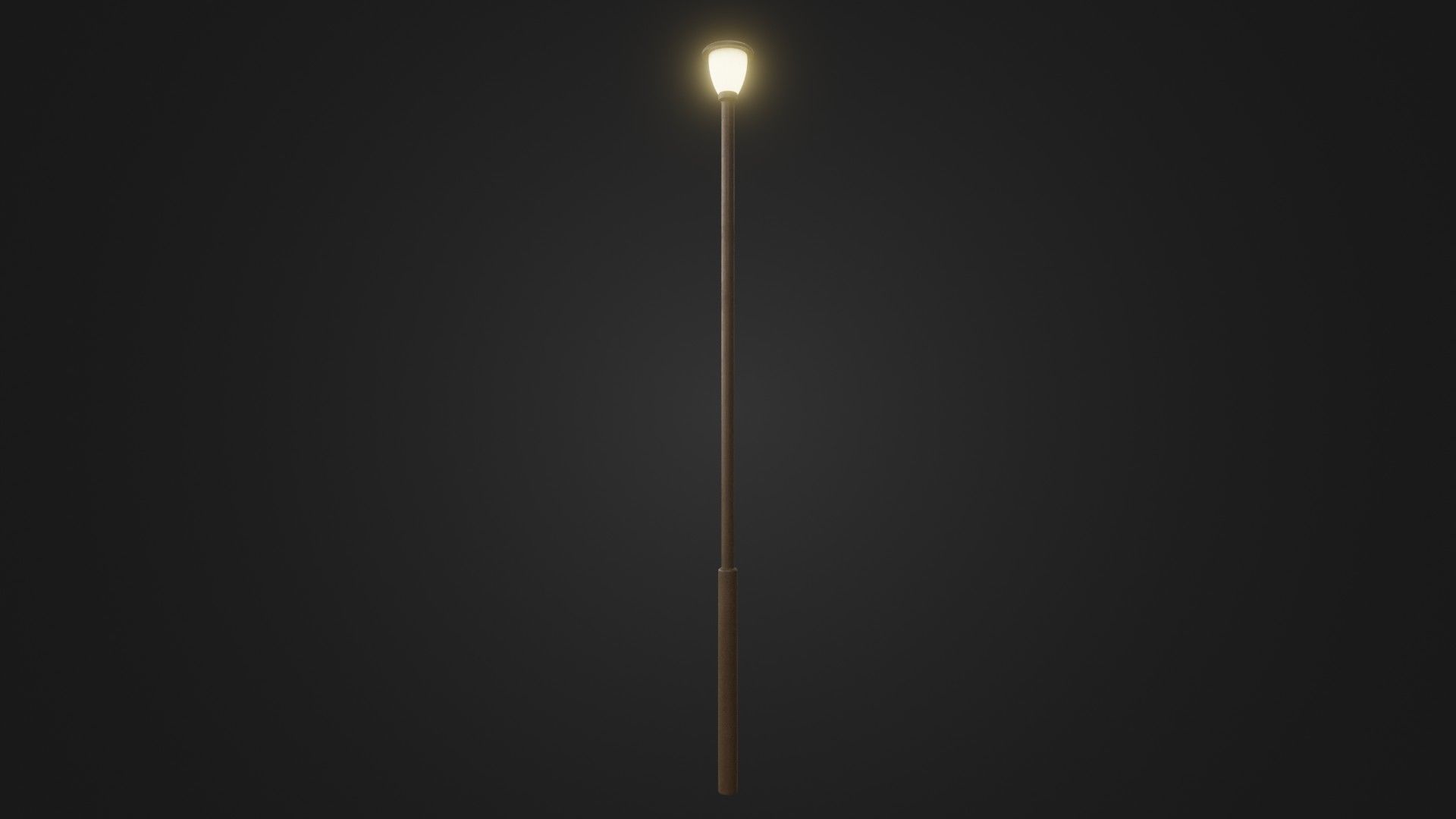 Street light 30 Low-poly 3D model_20