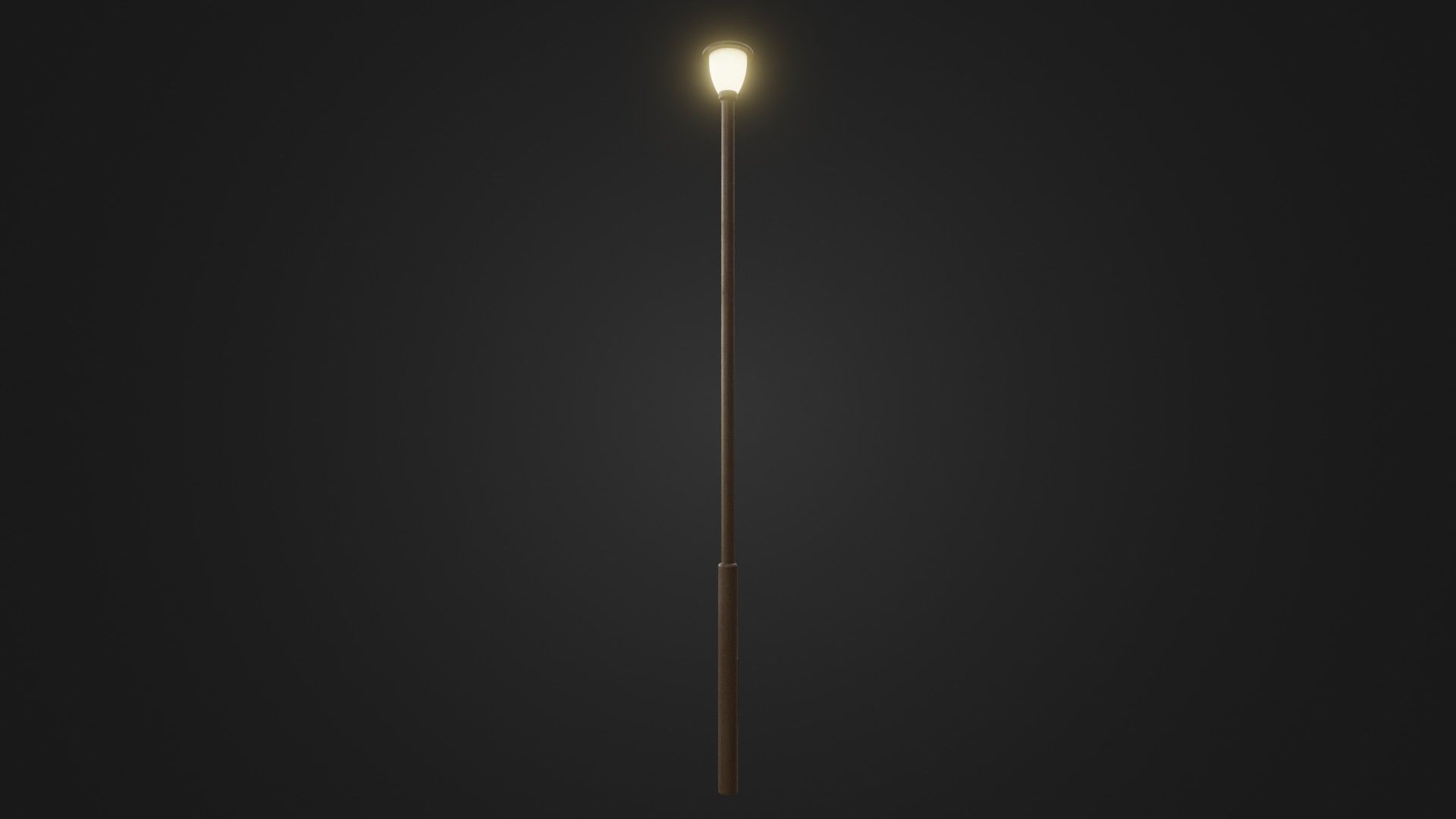 Street light 30 Low-poly 3D model_17