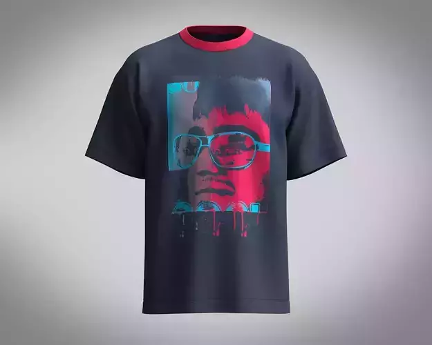 T-Shirt Cool 3D model