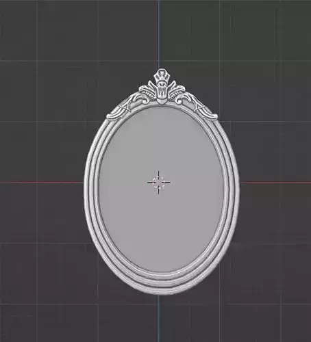 Ayna 3D oval mirror