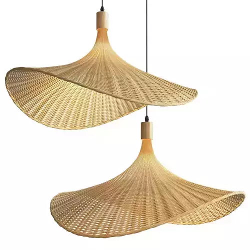 Rattan Chandelier