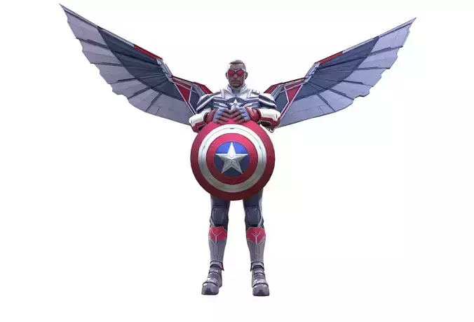 FALCON SAM WINTER SOLDIER 3D model