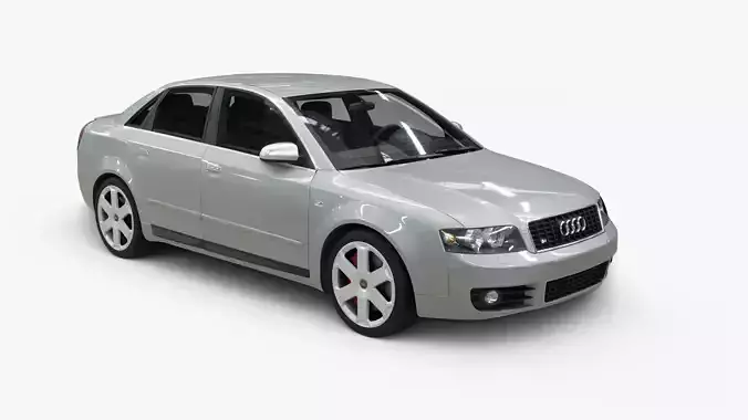 Audi S4 B6 2004 Realistic 3D model