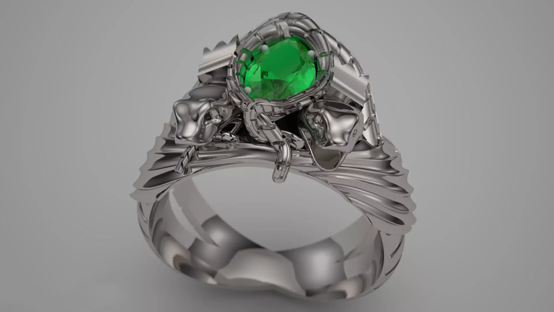 Barahir ring 3D print model