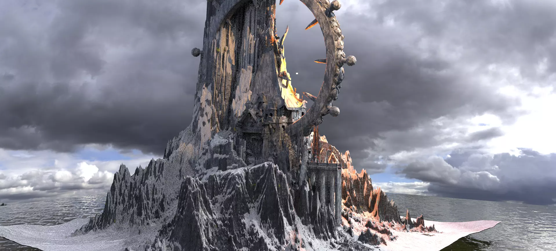 Mount Olympus mountain 4 3 3D model