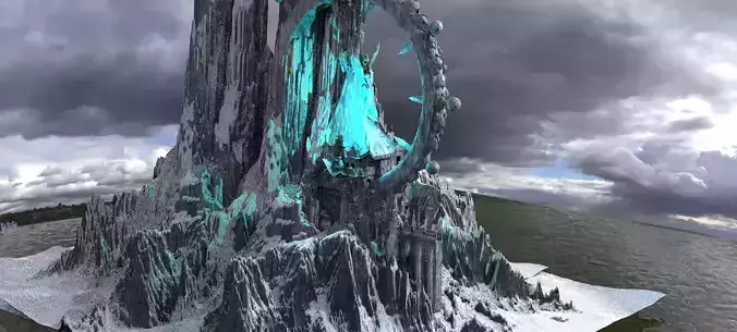 Mount Olympus Gods Temples Kitbash 