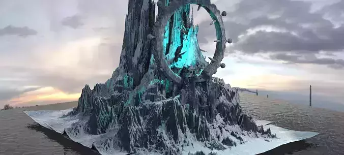 Mount Olympus Ruins 3D