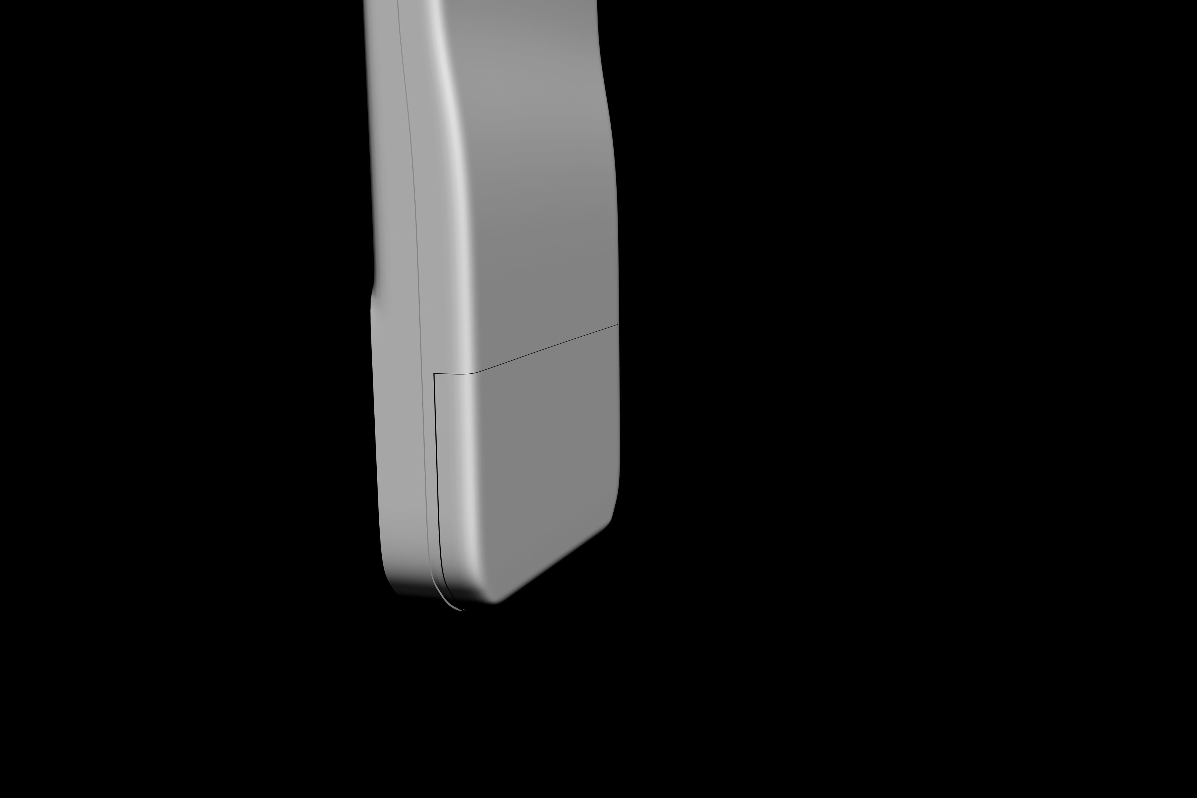 air conditioner remote control Free 3D model_3