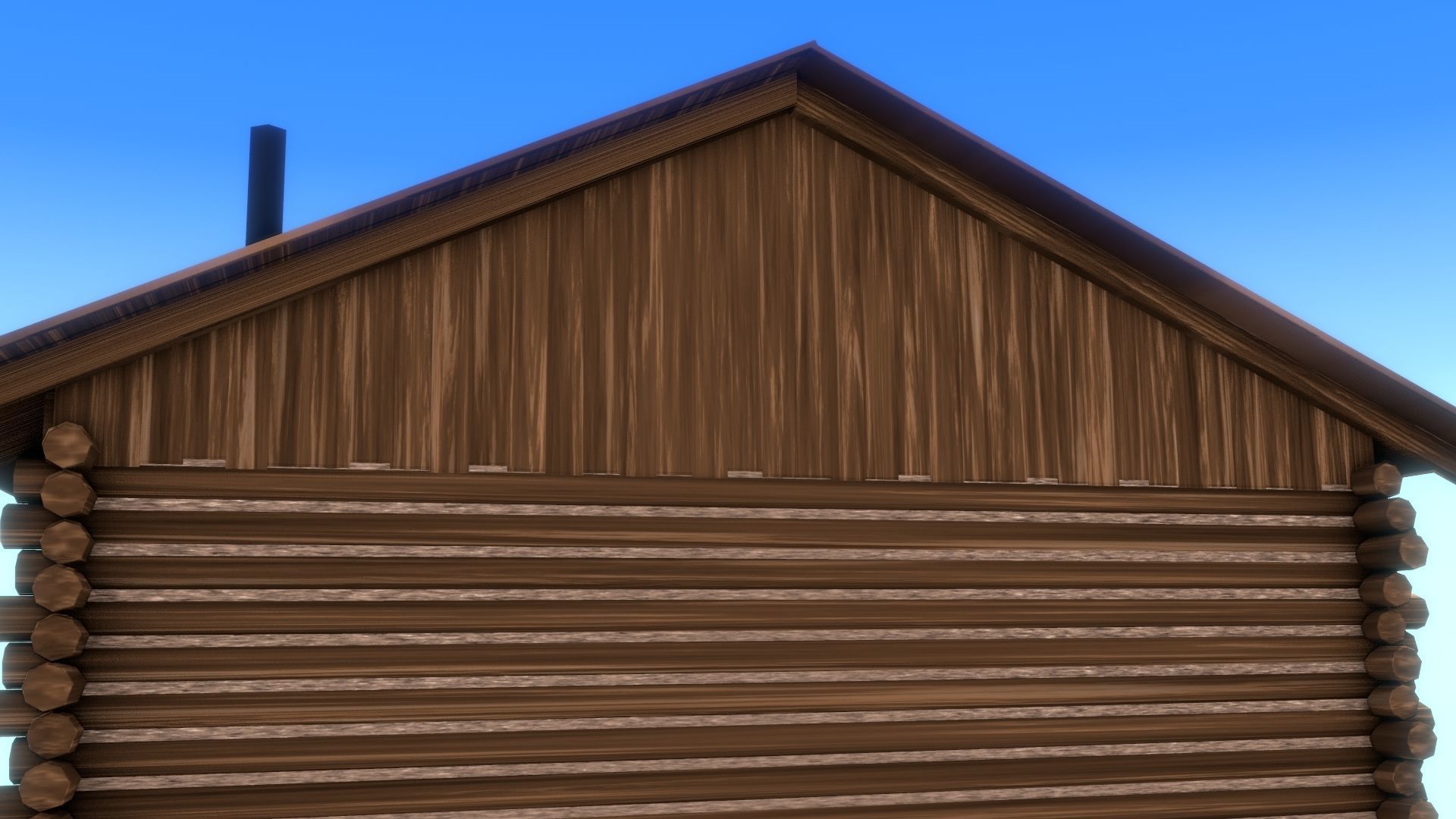 NPR Log Cabin 3D model_15