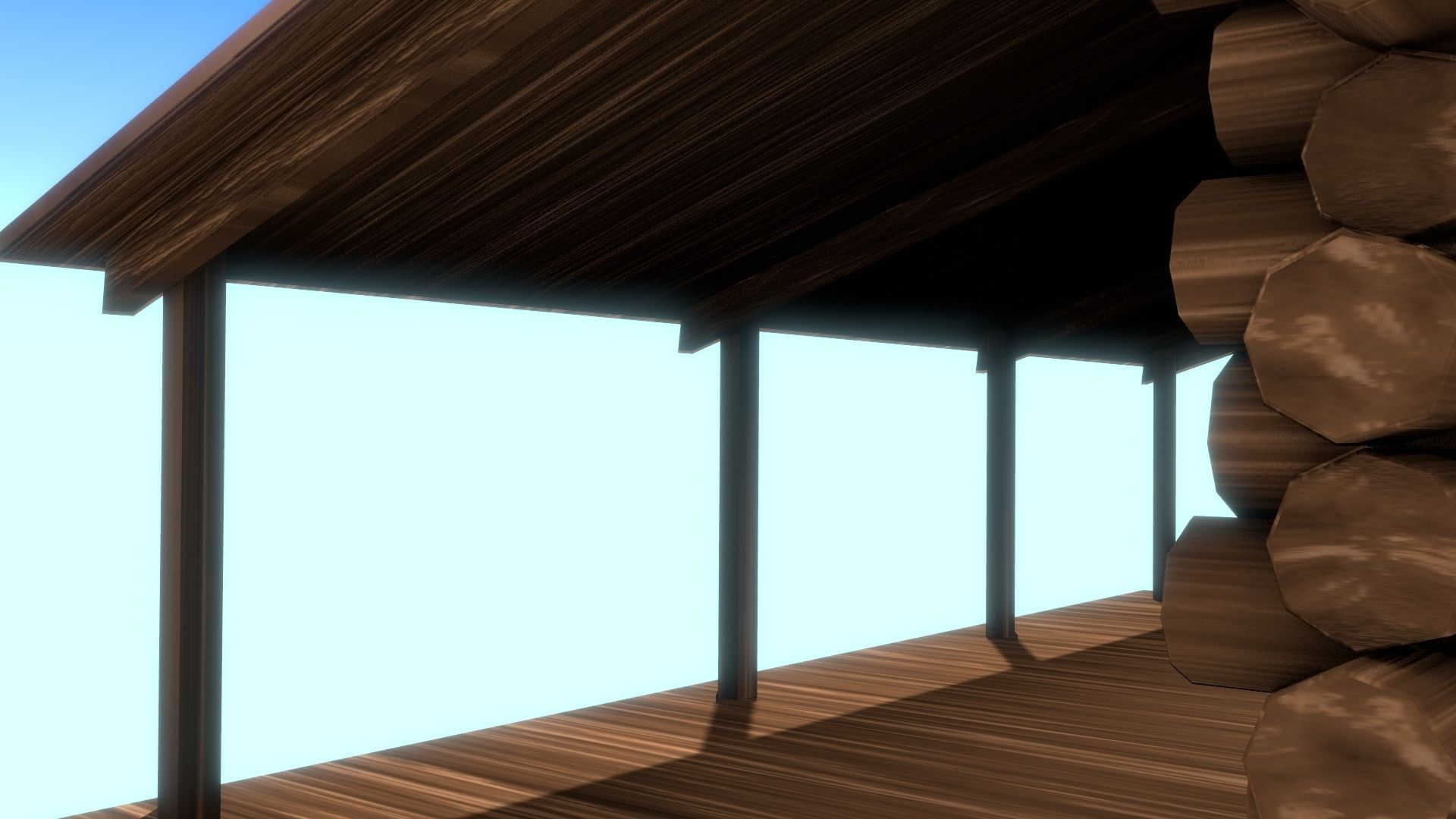 NPR Log Cabin 3D model_16