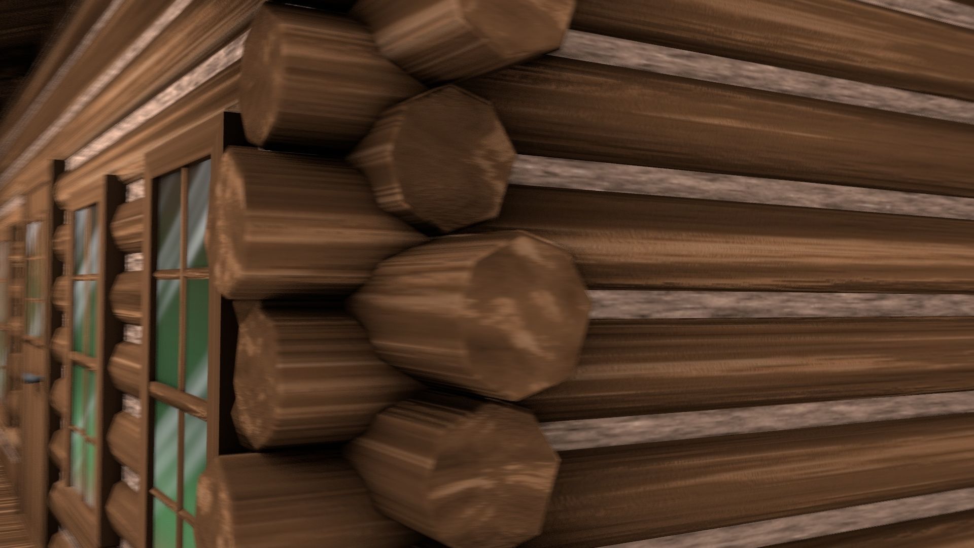 NPR Log Cabin 3D model_10