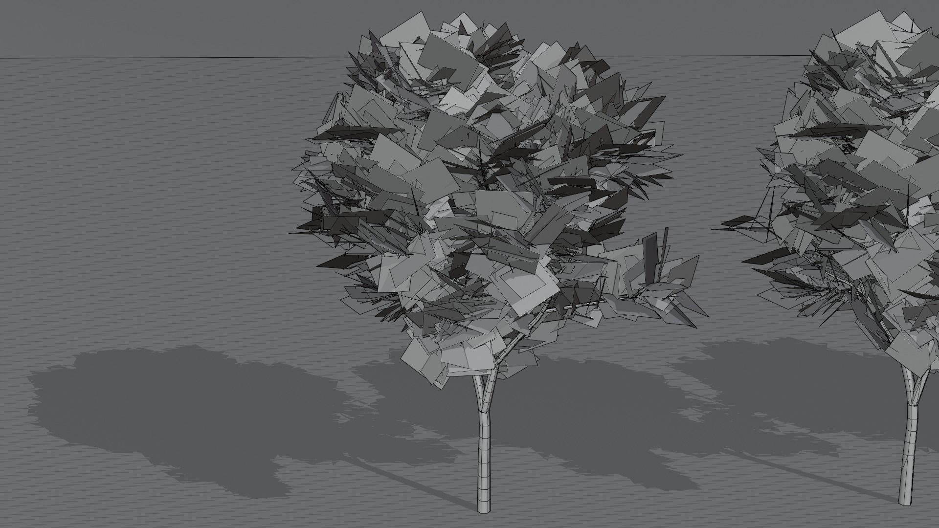Stylized Cherry tree Low-poly 3D model_22