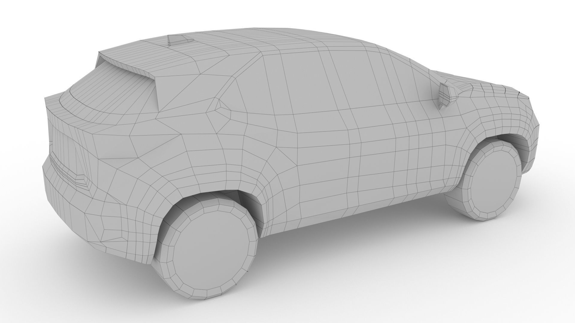 Toyota Yaris Cross 2021 Low-poly 3D model_8