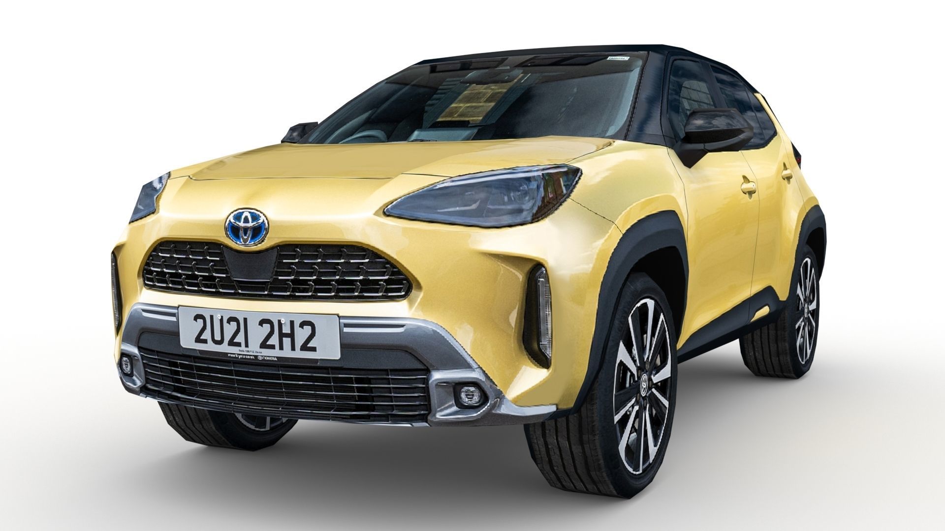 Toyota Yaris Cross 2021 Low-poly 3D model_2