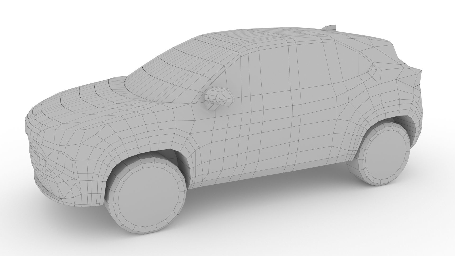 Toyota Yaris Cross 2021 Low-poly 3D model_7