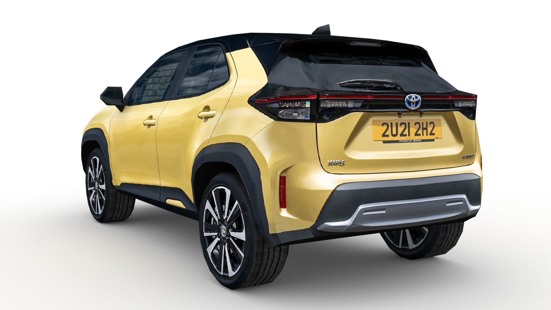 Toyota Yaris Cross 2021 Low-poly 3D model_4