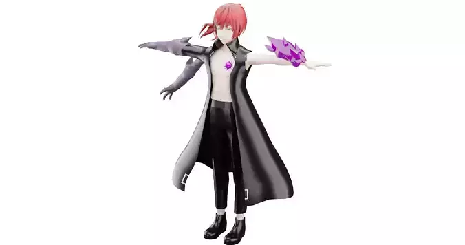 Anime High quality rigged vrchat model 