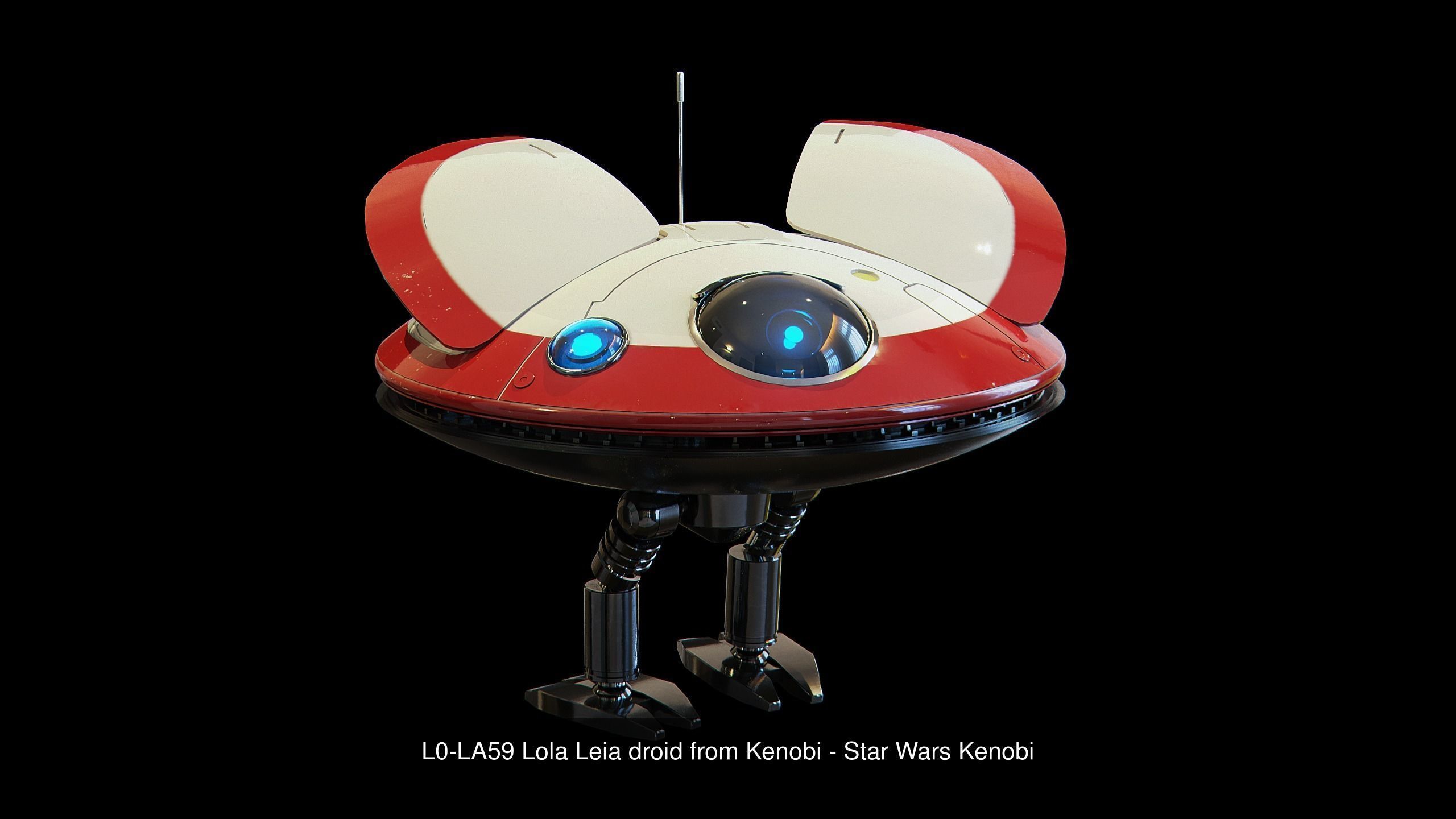 Obi-wan Kenobi assets bundle pack - Star Wars 3D Model Collection_3