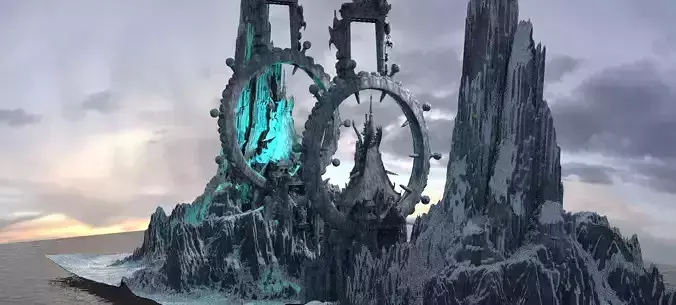 Colossal Rings Kit bash   3D model