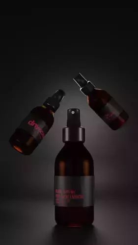 3d model bootle mockup of perfume bottle