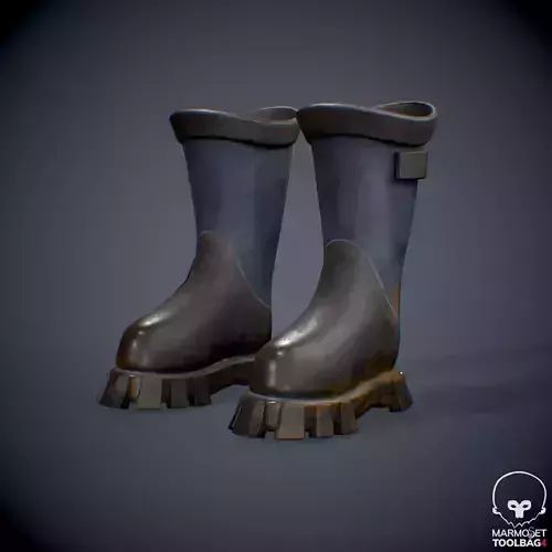 Stylized Boots - Game Ready Asset