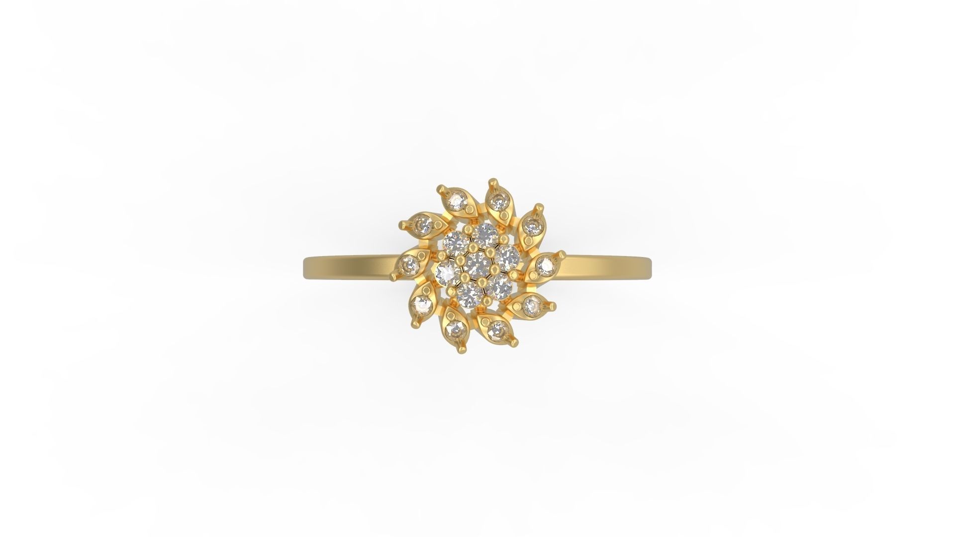 Minimalist Ring 163 3D print model_4