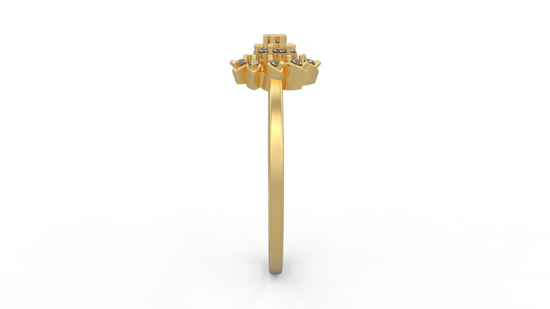 Minimalist Ring 163 3D print model_3