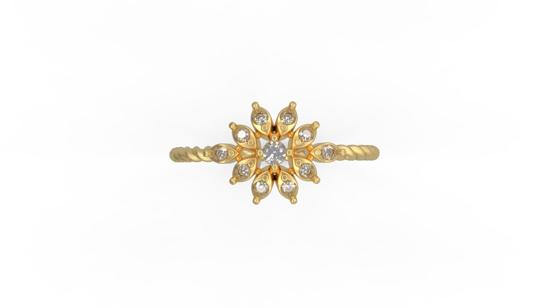 Minimalist Ring 165 3D print model_4