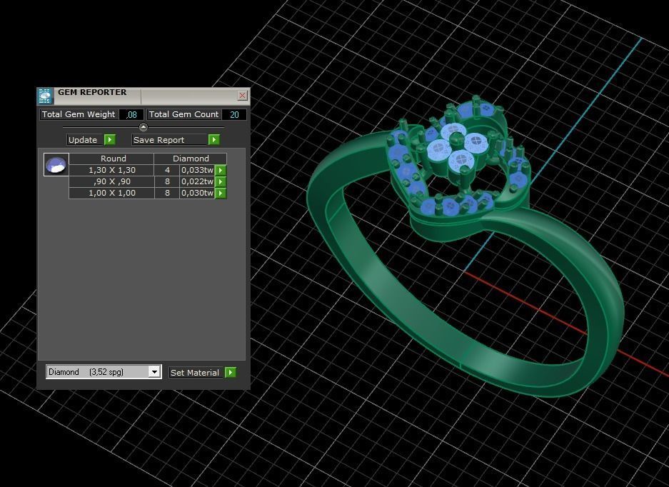 Minimalist Ring 166 3D print model_6