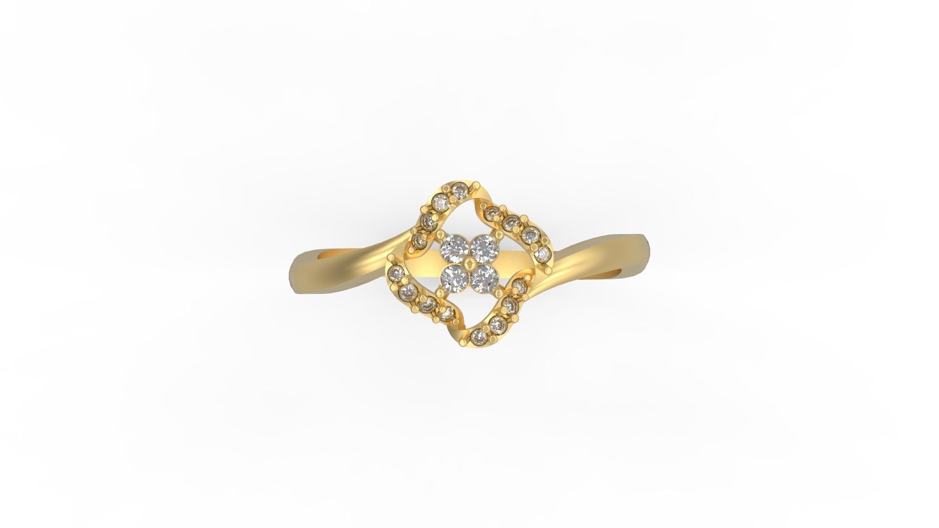 Minimalist Ring 166 3D print model_4