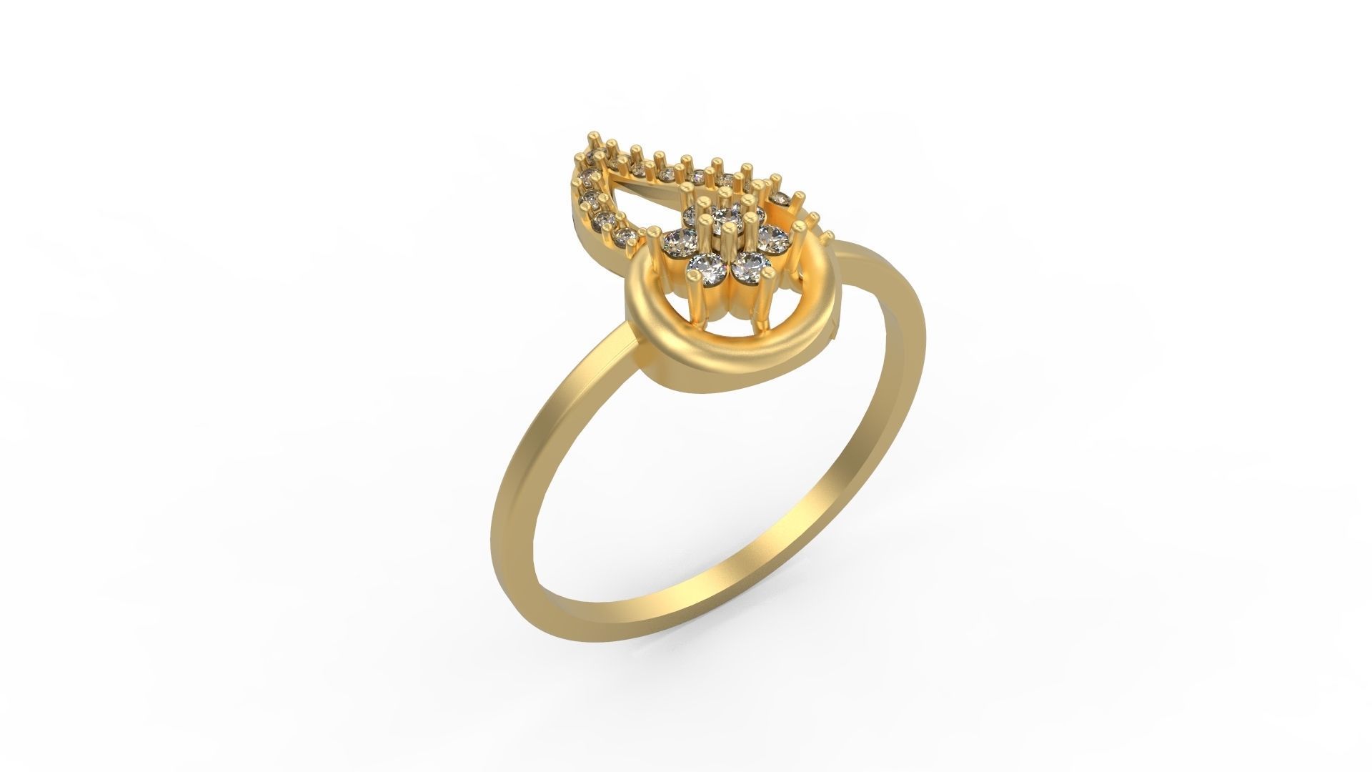 Minimalist Ring 168 3D print model_1