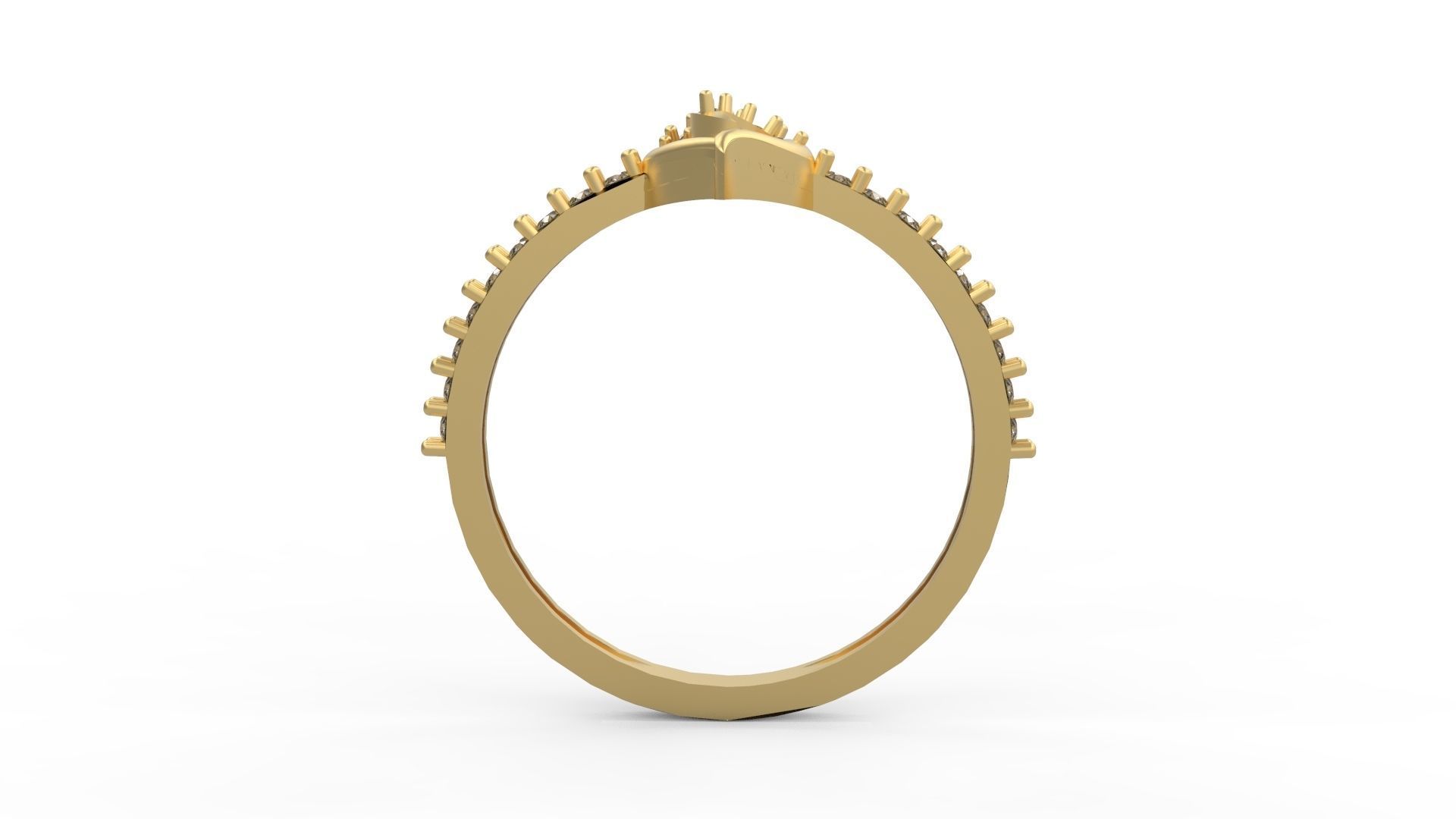 Minimalist Ring 174 3D print model_2