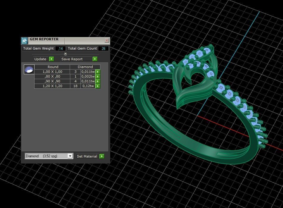 Minimalist Ring 174 3D print model_6