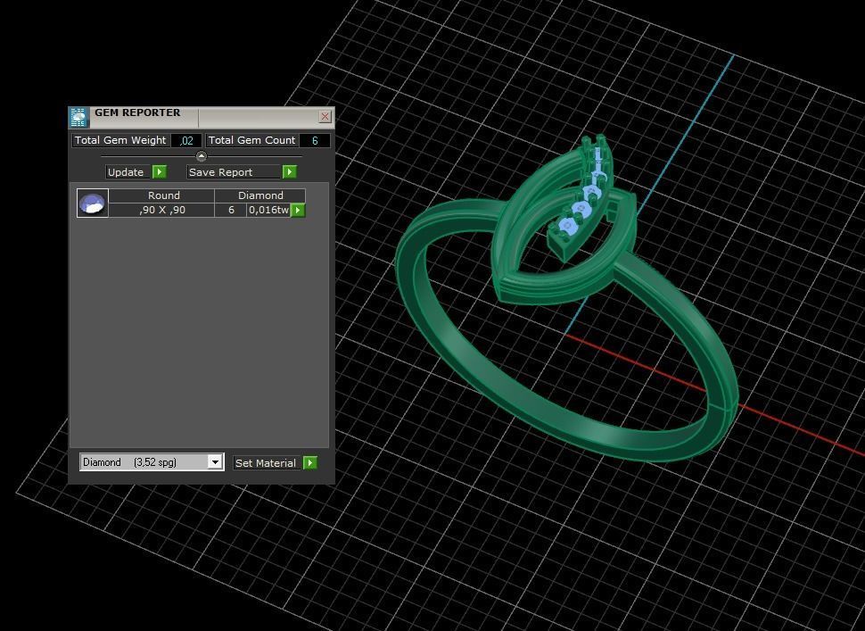 Minimalist Ring 175 3D print model_7