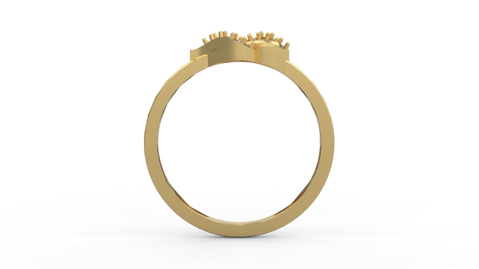 Minimalist Ring 176 3D print model_2