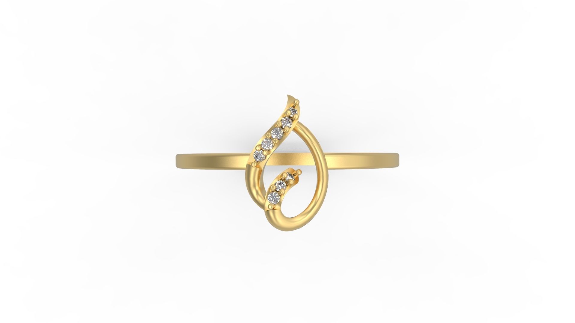 Minimalist Ring 177 3D print model_4