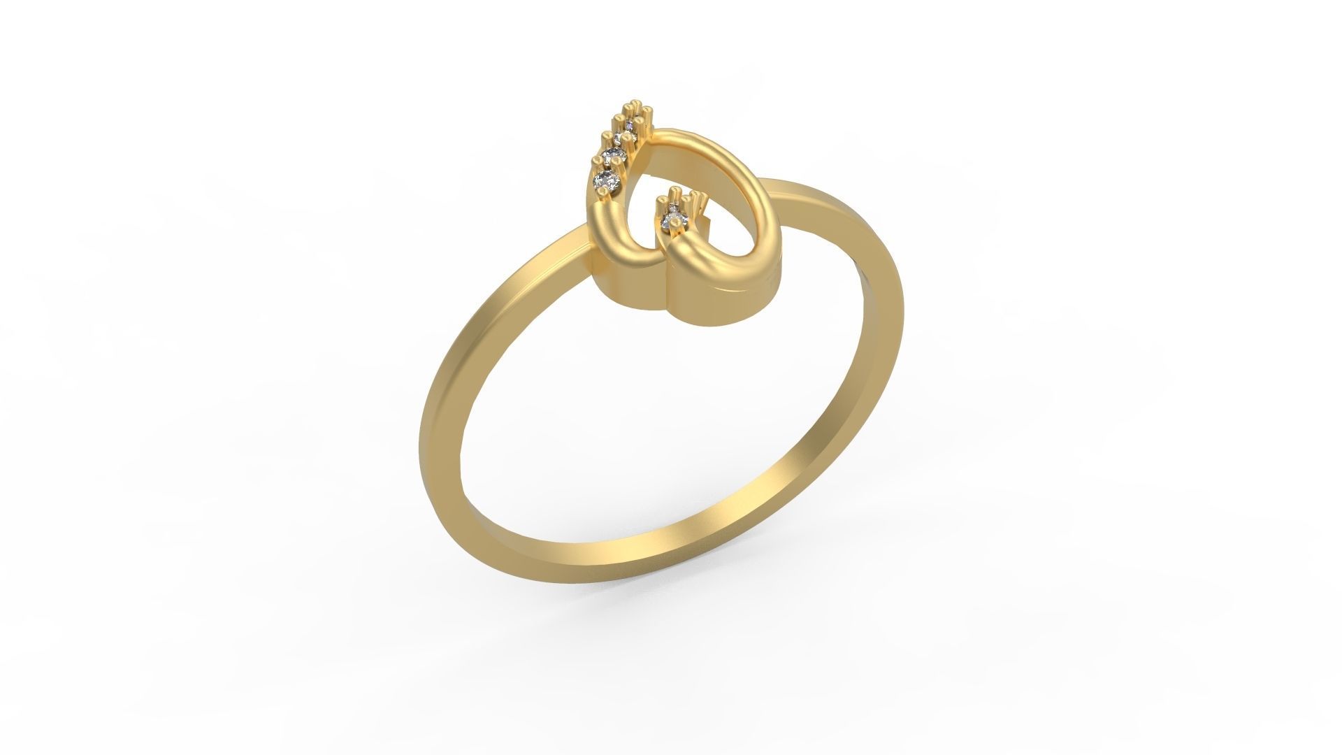 Minimalist Ring 177 3D print model_1