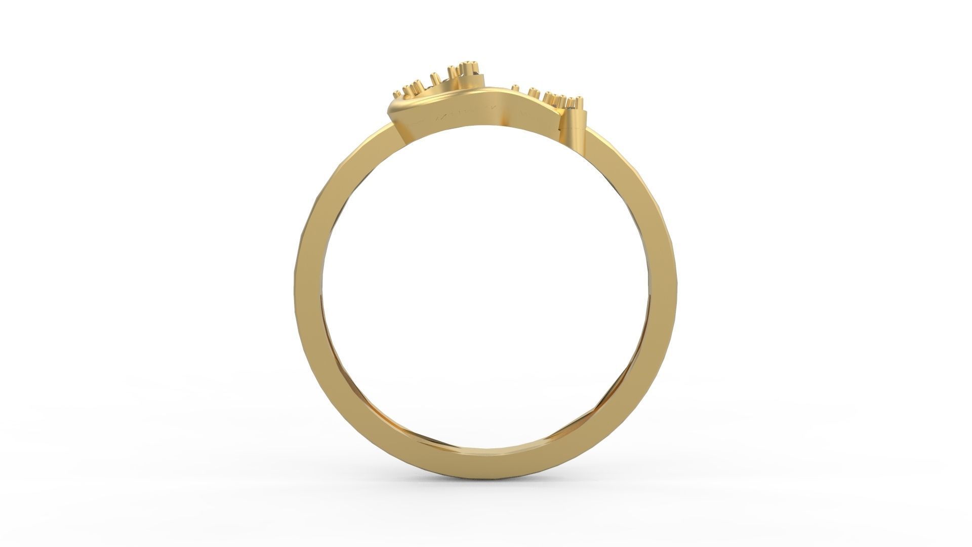 Minimalist Ring 182 3D print model_2